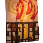 تابلو نمد از بند تن رها