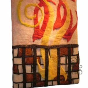 تابلو نمد از بند تن رها